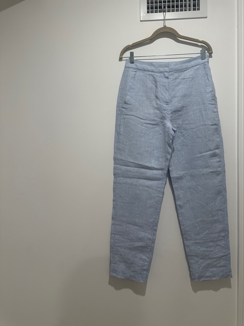 Banana Republic Light Blue Linen Chinos